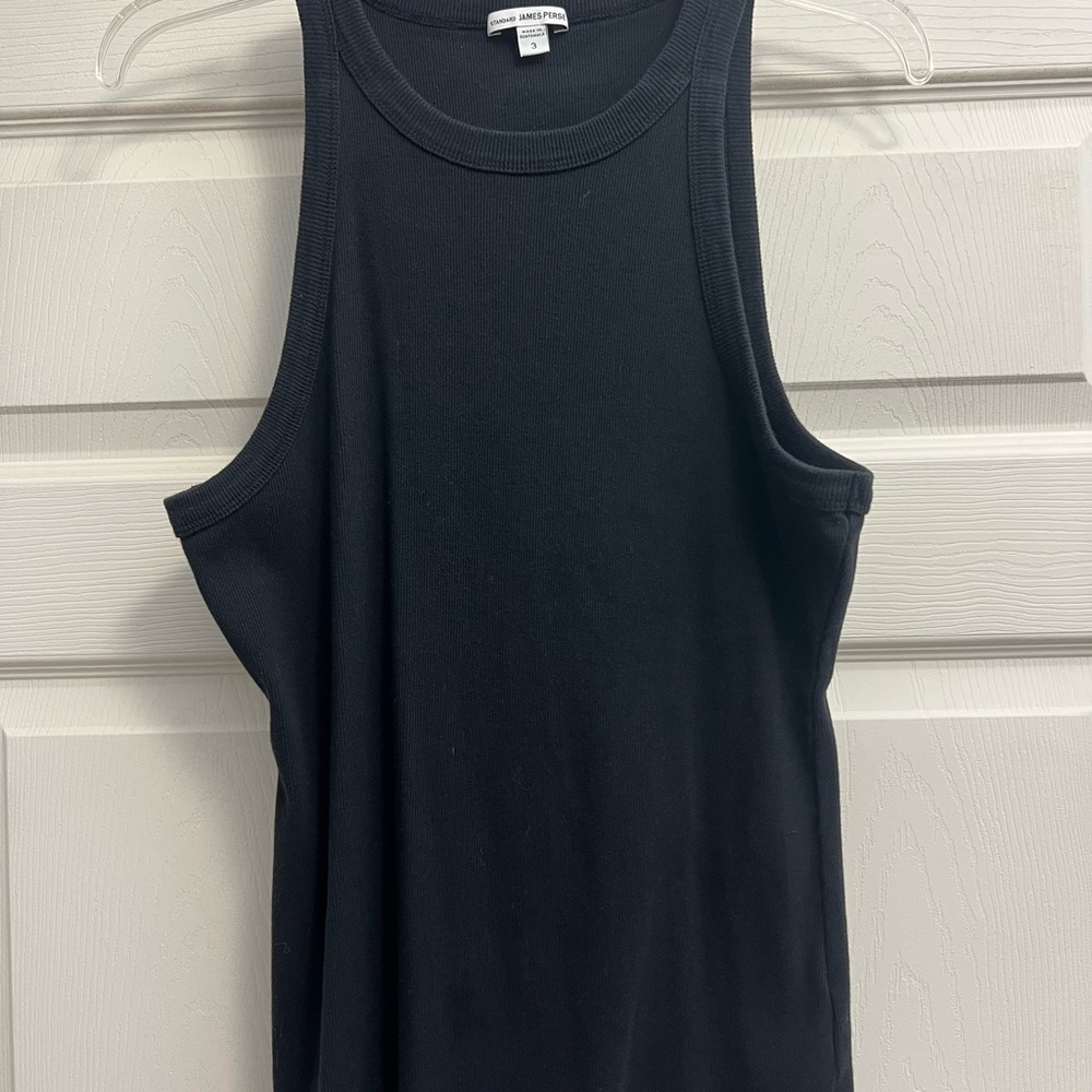 James Perse Black Sleeveless Women's Top